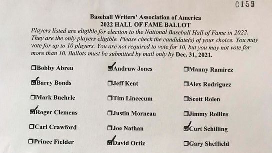 MLB Notebook: One voter's Hall of Fame ballot; a look at native New Englander GMs. taken at BSJ Headquarters (Red Sox)